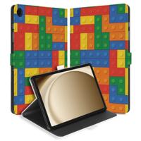 Blokken Book Case Hoesje met Standaard Samsung Galaxy Tab A11 Plus