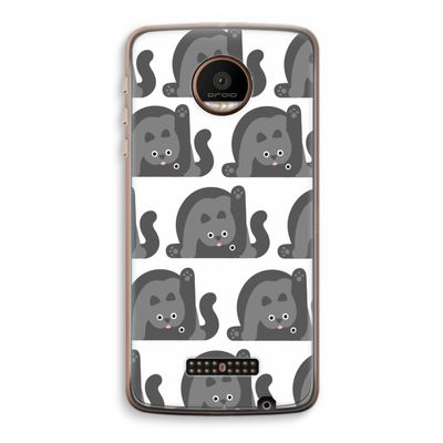 Cats: Motorola Moto Z Force Transparant Hoesje