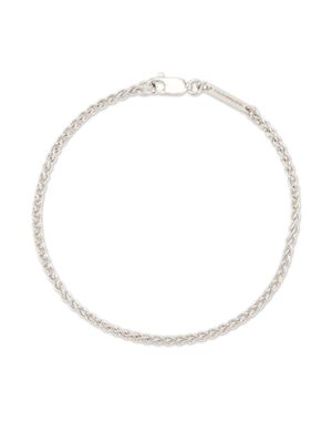 Tom Wood bracelet en argent sterling Spike à détail de chaine