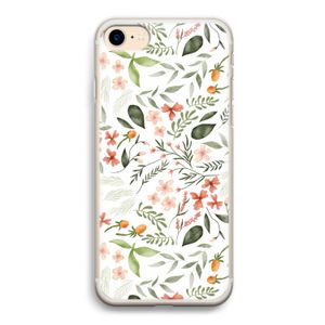 Sweet little flowers: iPhone 7 Transparant Hoesje