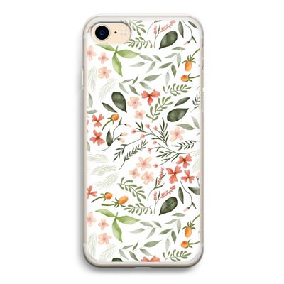Sweet little flowers: iPhone 7 Transparant Hoesje