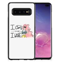 Samsung Galaxy S10+ | Bumper Hoesje | i Can