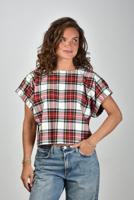JOHNY top Pepper B check 1 wht red JOHNY top Pepper B check 1 wht red