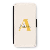Amber Script: iPhone 12 Flip Hoesje