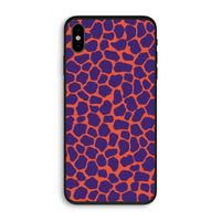 Purple Giraffe: iPhone X Biologisch afbreekbaar hoesje