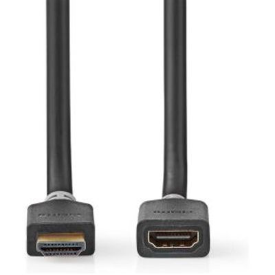 Nedis CVBW35090AT10 HDMI kabel 1 m HDMI Type A (Standaard) Antraciet