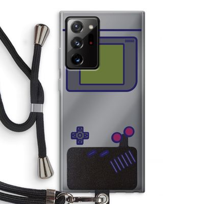 Game On: Samsung Galaxy Note 20 Ultra / Note 20 Ultra 5G Transparant Hoesje met koord