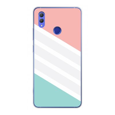 Strepen pastel: Honor Note 10 Transparant Hoesje