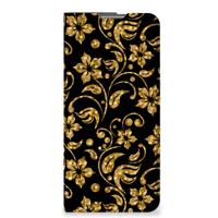 OPPO Find X5 Pro Smart Cover Gouden Bloemen