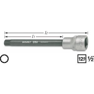 Hazet HAZET 2751 Dopsleutel-bitinzet 1/2 (12.5 mm)