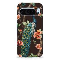 Google Pixel 9 | 9 Pro | TPU Hoesje | Pauw met Bloemen