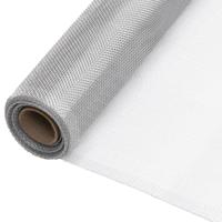 VidaXL Gaas 80x500 cm aluminium zilverkleurig VidaXL Gaas 80x500 cm aluminium zilverkleurig