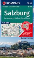 Wandelkaart 017 Salzburg und Umgebung | Kompass Wandelkaart 017 Salzburg und Umgebung | Kompass