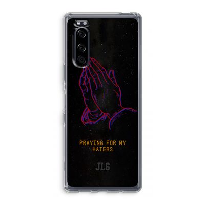 Praying For My Haters: Sony Xperia 5 Transparant Hoesje