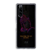 Praying For My Haters: Sony Xperia 5 Transparant Hoesje