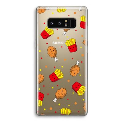 Chicken 'n Fries: Samsung Galaxy Note 8 Transparant Hoesje
