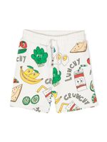 Stella McCartney Kids short Crunchy Lunchy - Blanc