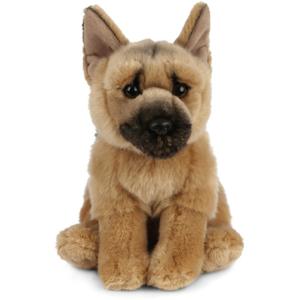 Duitse Herder honden knuffel - pluche - 20 cm - speelgoed - hondenknuffel