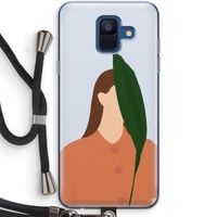 Leaf: Samsung Galaxy A6 (2018) Transparant Hoesje met koord