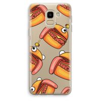 Hamburger: Samsung Galaxy J6 (2018) Transparant Hoesje