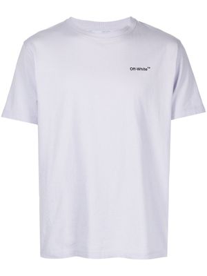 Off-White t-shirt à imprimé Arrows - Violet