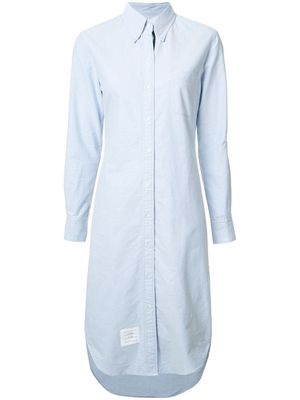 Thom Browne robe-chemise rayée - Bleu