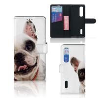 OPPO Find X2 Pro | Telefoonhoesje | Met pasjeshouder | Franse Bulldog