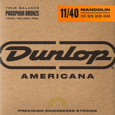 Dunlop DMP1140 Americana Phosphor Bronze Snaren voor Mandoline (11-40) Dunlop DMP1140 Americana Phosphor Bronze Snaren voor Mandoline (11-40)