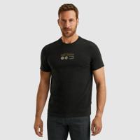 Pme Legend Ptss2509569 Short Sleeve R-neck Cotton Elastane Je Print T-shirts 999 Black