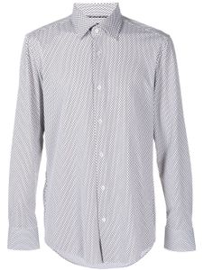 BOSS chemise à motif géométrique - Blanc