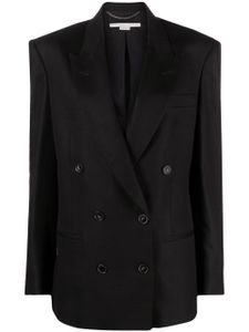 Stella McCartney blazer oversize à boutonnière croisée - Noir