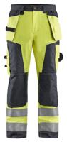 Blåkläder Werkbroek High-Vis 15681811 | HIgh Vis Geel/Medium Grijs | Maat 44 - 7330509676141