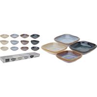 Excellent Houseware Snackschaal set van 4sts 3 ass.