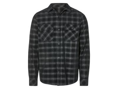 LIVERGY Heren vrijetijdsshirt (Zwart, S)
