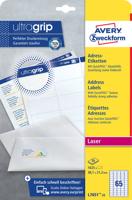 Etiket avery l7651-25 38.1x21.2mm wit 1625st | 5 stuks