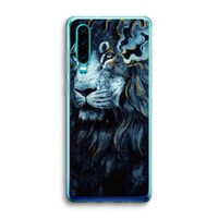 Darkness Lion: Huawei P30 Transparant Hoesje