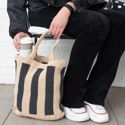 Yarn and Colors Striped Tote Bag Haakpakket