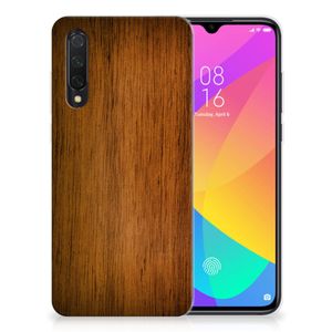 Xiaomi Mi 9 Lite Bumper Hoesje Donker Hout