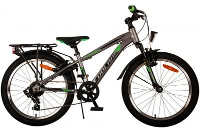 Volare cross kinderfiets - jongens - 20 inch - grijs - 6 versnellingen