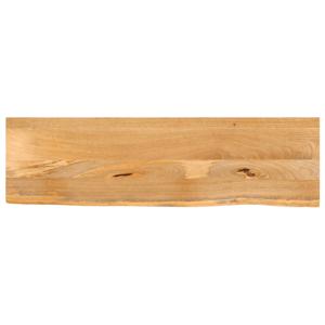 Tafelblad met natuurlijke rand 100x20x2,5 cm massief mangohout