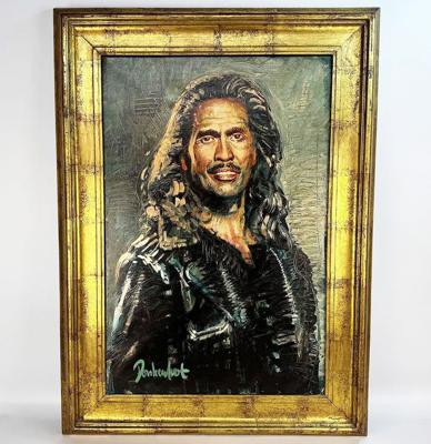 Origineel Portret van Andy Tielman door Peter Donkersloot (2001)