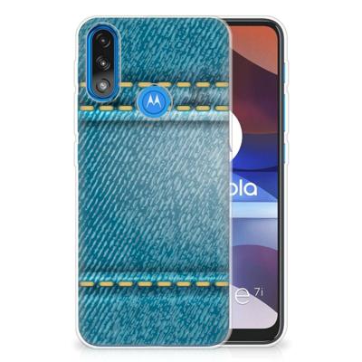 Motorola Moto E7/E7i Power | Sillicone Back Cover | Jeans