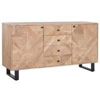 Dressoir Home ESPRIT Metaal Acacia 160 x 40 x 85 cm