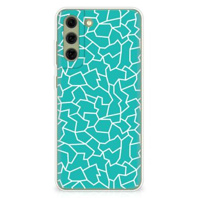 Samsung Galaxy S21FE | Hoesje maken | Cracks Blue