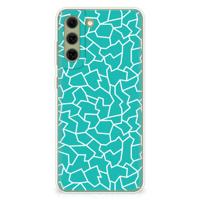 Samsung Galaxy S21FE | Hoesje maken | Cracks Blue