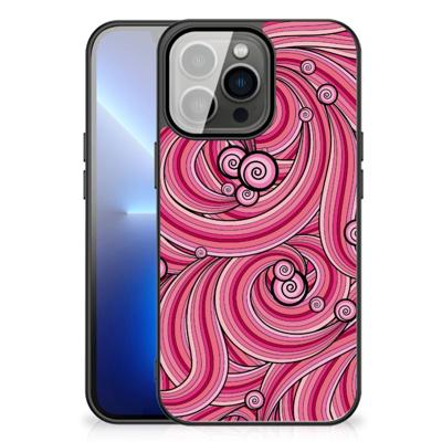 iPhone 13 Pro Max Leuk Telefoonhoesje Swirl Pink