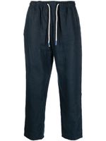 PENINSULA SWIMWEAR pantalon droit à lien de resserrage - Bleu