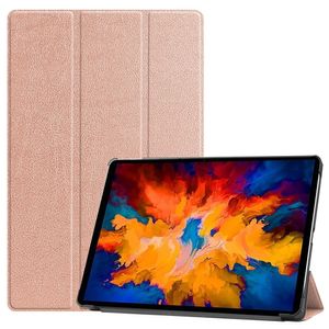 3-Vouw sleepcover hoes - Lenovo Tab P11 Pro  - Roze Goud