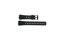 Horlogeband Casio JC-30 / W-59 / W-64 / W-85 / 71604816 Kunststof/Plastic Zwart 18mm