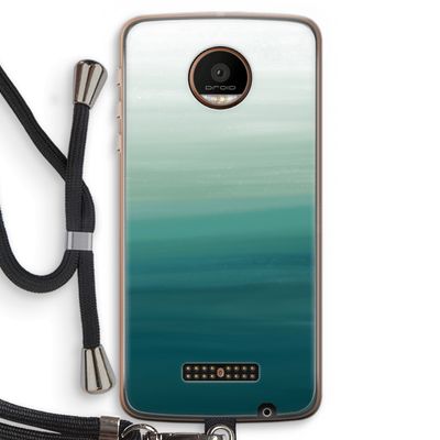 Ocean: Motorola Moto Z Force Transparant Hoesje met koord